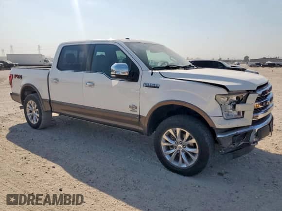 2017 Ford F-150 XLT with VIN 1FTEW1EG6HFA96824, listed as a Copart auction lot 84875335 with 93,204 mi miles and Salvage title. Bid and sale history available at DreamBid. Image 4.