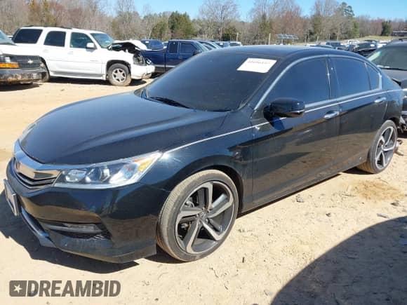 2017 Honda Accord EX-L with VIN 1HGCR3F00HA004780, listed as a IAAI auction lot 41696197 with 135,270 mi miles and . Bid and sale history available at DreamBid. Image 2.