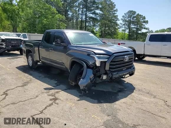 2024 Toyota Tundra SR5 with VIN 5TFLA5DA6RX171799, listed as a Copart auction lot 52202605 with 16,652 mi miles and Salvage title. Bid and sale history available at DreamBid. Image 14.