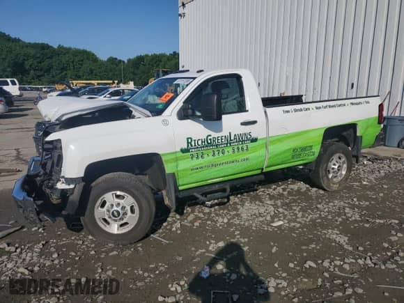 2015 Chevrolet Silverado 2500HD Work Truck with VIN 1GC0KUEG3FZ110391, listed as a Copart auction lot 61151095 with Not provided miles and Salvage title. Bid and sale history available at DreamBid. Image 1.