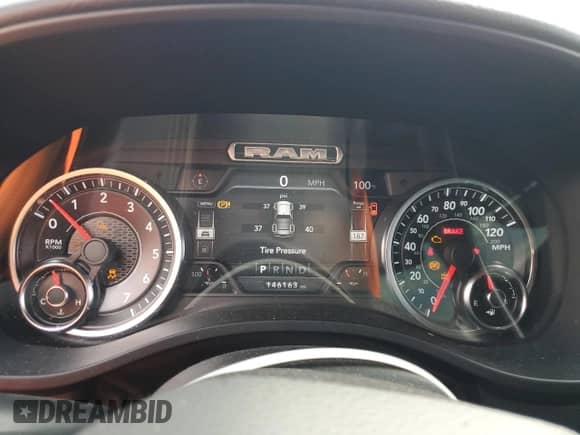 2019 Ram 1500 Big Horn with VIN 1C6RREFT5KN860517, listed as a Copart auction lot 80822225 with 146,163 mi miles and Salvage title. Bid and sale history available at DreamBid. Image 9.