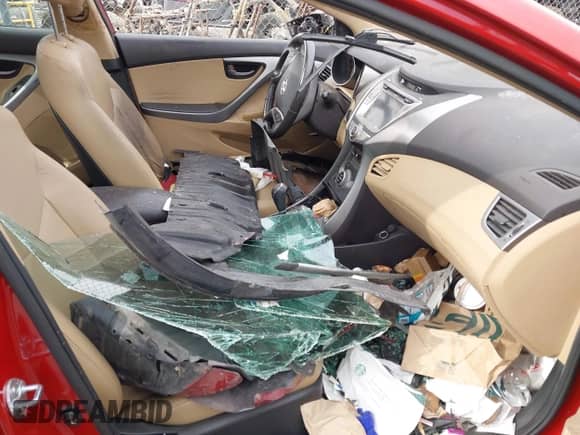 2013 Hyundai Elantra GLS with VIN KMHDH4AE0DU784511, listed as a IAAI auction lot 43083210 with 243,142 mi miles and . Bid and sale history available at DreamBid. Image 5.