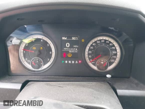 2019 Ram 1500 Big Horn z VIN 1C6RR7TT7KS662670, wystawiony jako IAAI lot #42707654 z przebiegiem 96 451 mil mil oraz . Historia ofert i sprzedaży dostępna na DreamBid. Obrazek 7.