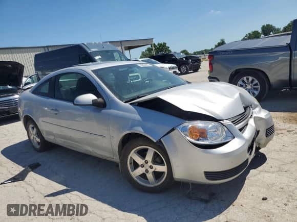 2006 Chevrolet Cobalt LT with VIN 1G1AL15F767661807, listed as a Copart auction lot 63834045 with 107,818 mi miles and Salvage title. Bid and sale history available at DreamBid. Image 4.