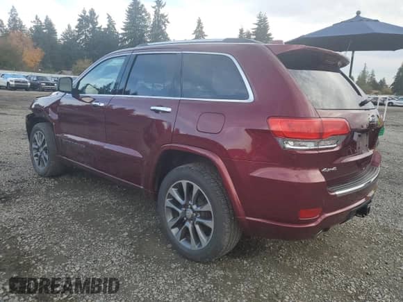 2017 Jeep Grand Cherokee Overland с VIN 1C4RJFCG1HC815737, выставлен на аукционе Copart как лот 90295465 с пробегом 123 572 миль миль и Списание • Salvage title. История ставок и продаж доступна на DreamBid. Изображение 2.