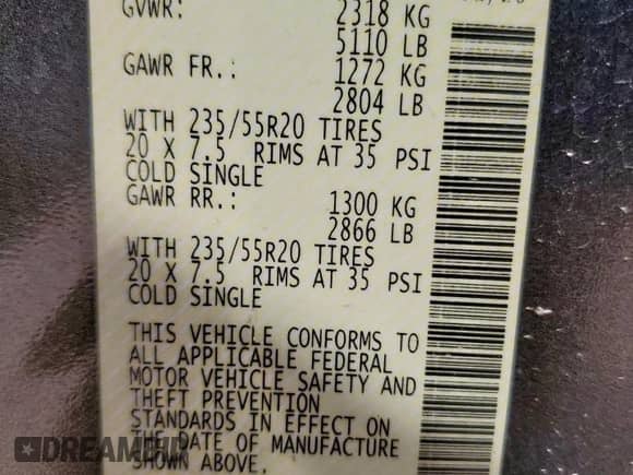 2020 Nissan Murano SL with VIN 5N1AZ2CJ4LN134359, listed as a Copart auction lot 65995045 with 72,230 mi miles and Salvage title. Bid and sale history available at DreamBid. Image 13.