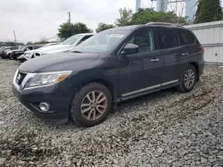 2015 Nissan Pathfinder Platinum with VIN 5N1AR2MM6FC718061, listed as a Copart auction lot 80304255 with 132,065 mi miles and Clean title. Bid and sale history available at DreamBid. Image 1.