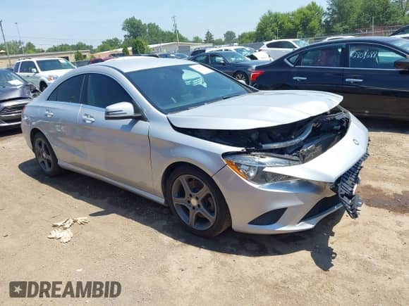 2014 Mercedes-Benz CLA 250 with VIN WDDSJ4GB5EN112197, listed as a IAAI auction lot 42788084 with 102,005 mi miles and . Bid and sale history available at DreamBid. Image 1.