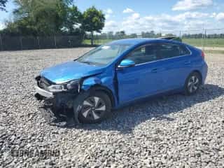 2018 Hyundai Ioniq SEL с VIN KMHC75LC5JU063659, выставлен на аукционе Copart как лот 69783435 с пробегом 72 780 миль миль и Списание • Salvage title. История ставок и продаж доступна на DreamBid. Изображение 1.