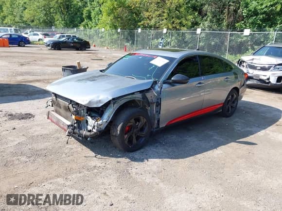 2020 Honda Accord EX-L with VIN 1HGCV1F55LA123378, listed as a IAAI auction lot 42901366 with 100,733 mi miles and . Bid and sale history available at DreamBid. Image 2.