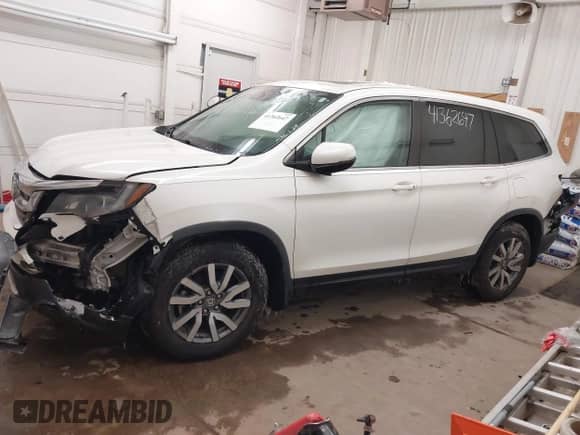 2019 Honda Pilot EX-L с VIN 5FNYF6H42KB016216, выставлен на аукционе IAAI как лот 41362647 с пробегом 56 592 миль миль и . История ставок и продаж доступна на DreamBid. Изображение 14.