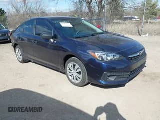 2020 Subaru Impreza with VIN 4S3GKAB66L3615235, listed as a IAAI auction lot 42042529 with 44,909 mi miles and . Bid and sale history available at DreamBid. Image 1.