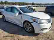 2012 Hyundai Azera with VIN KMHFG4JG2CA128159, listed as a Copart auction lot 74628583 with Not provided miles and Salvage title. Bid and sale history available at DreamBid. Image 4.