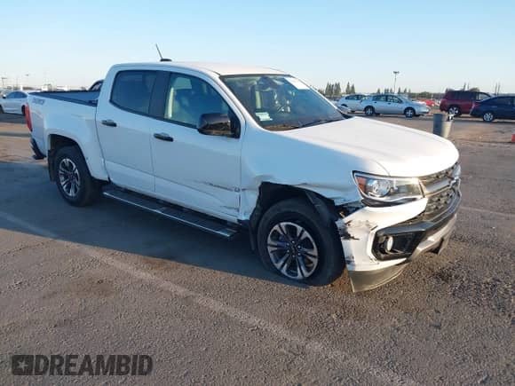 2021 Chevrolet Colorado 4WD Z71 z VIN 1GCGTDEN2M1110856, wystawiony jako IAAI lot #42304561 z przebiegiem 31 155 mil mil oraz . Historia ofert i sprzedaży dostępna na DreamBid. Obrazek 1.