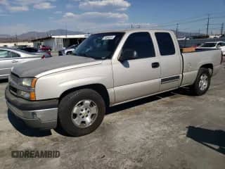 2005 Chevrolet Silverado 1500 Work Truck with VIN 1GCEC19X85Z235350, listed as a Copart auction lot 74394824 with 245,080 mi miles and Salvage title. Bid and sale history available at DreamBid. Image 1.