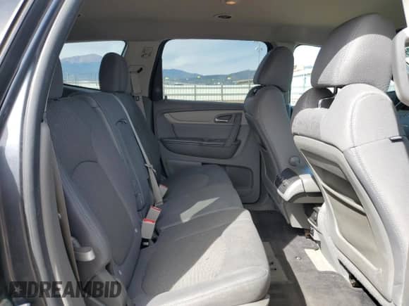 2014 Chevrolet Traverse LS z VIN 1GNKRFED2EJ157955, wystawiony jako Copart lot #81005695 z przebiegiem 158 108 mil mil oraz Czysty tytuł • Clean title. Historia ofert i sprzedaży dostępna na DreamBid. Obrazek 11.