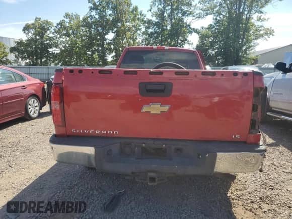 2007 Chevrolet Silverado 1500 Work Truck with VIN 1GCEC14C47E524207, listed as a Copart auction lot 80666445 with 190,755 mi miles and Salvage title. Bid and sale history available at DreamBid. Image 6.