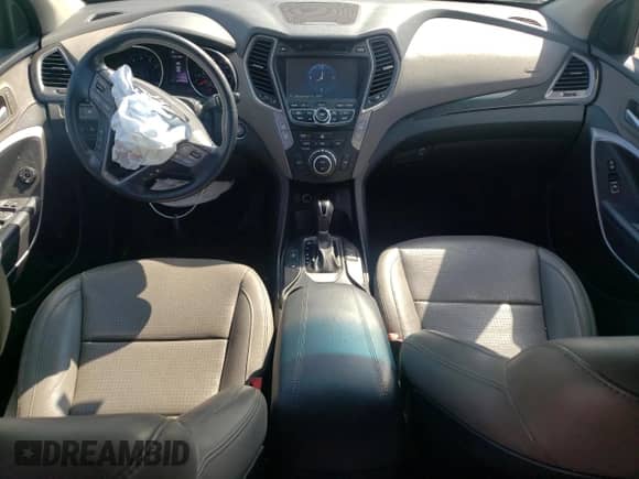2015 Hyundai Santa Fe with VIN 5XYZUDLB9FG258181, listed as a Copart auction lot 80008445 with 117,719 mi miles and Salvage title. Bid and sale history available at DreamBid. Image 8.