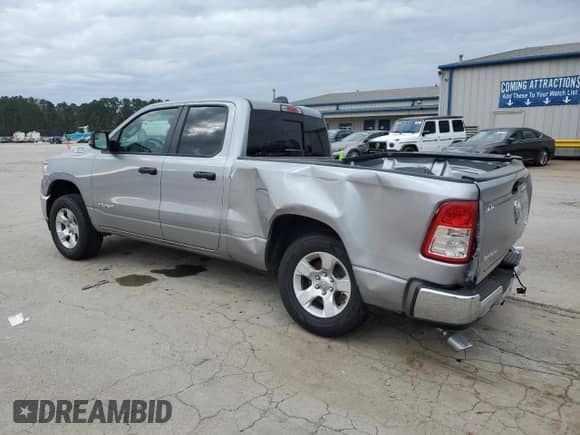 2023 Ram 1500 Big Horn with VIN 1C6SRFBT7PN678841, listed as a Copart auction lot 60423115 with 2,755 mi miles and Salvage title. Bid and sale history available at DreamBid. Image 2.