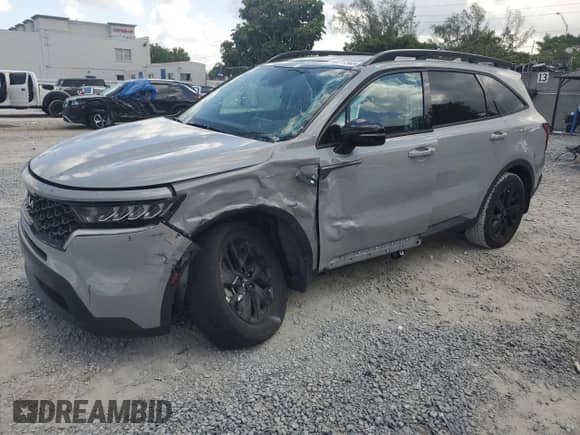 2023 Kia Sorento X-Line S with VIN 5XYRLDLC0PG194495, listed as a Copart auction lot 66717565 with 31,904 mi miles and Non repairable. Bid and sale history available at DreamBid. Image 1.