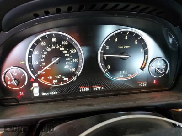 2015 BMW 5 Series 528i with VIN WBA5A5C58FD521358, listed as a Copart auction lot 69699825 with 78,449 mi miles and Salvage title. Bid and sale history available at DreamBid. Image 9.