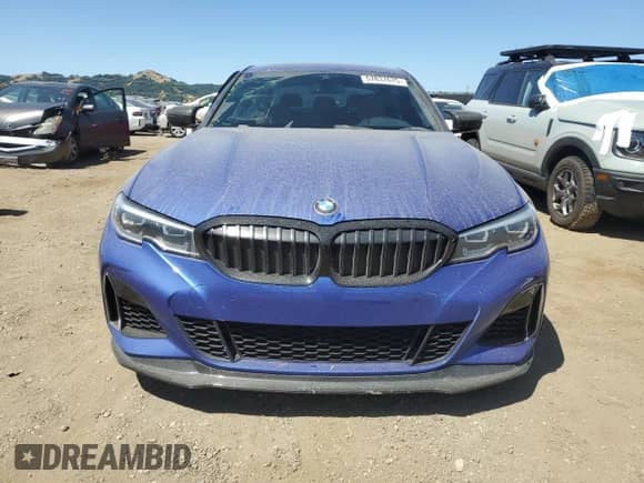 2020 BMW 3 Series M340i z VIN 3MW5U7J04L8B25849, wystawiony jako Copart lot #57837675 z przebiegiem 57 776 mil mil oraz Szkoda całkowita • Salvage title. Historia ofert i sprzedaży dostępna na DreamBid. Obrazek 5.