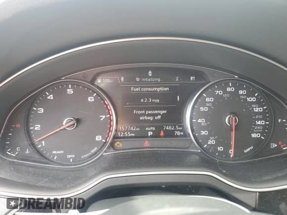 2017 Audi Q7 Premium Plus with VIN WA1LAAF73HD056615, listed as a Copart auction lot 50899715 with 157,742 mi miles and Clean title. Bid and sale history available at DreamBid. Image 9.