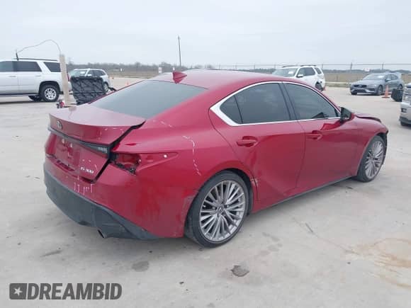2022 Lexus IS 300 z VIN JTHDA1D21N5119328, wystawiony jako IAAI lot #41558644 z przebiegiem 44 241 mil mil oraz . Historia ofert i sprzedaży dostępna na DreamBid. Obrazek 4.