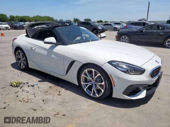 2020 BMW Z4 sDrive30i with VIN WBAHF3C06LWW84761, listed as a Copart auction lot 66543415 with 12,382 mi miles and Salvage title. Bid and sale history available at DreamBid. Image 4.