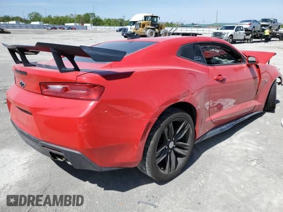 2016 Chevrolet Camaro 1LT z VIN 1G1FB1RS7G0182183, wystawiony jako Copart lot #51485654 z przebiegiem Nie podano mil oraz Szkoda całkowita • Salvage title. Historia ofert i sprzedaży dostępna na DreamBid. Obrazek 3.