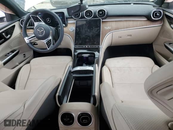 2022 Mercedes-Benz C 300 with VIN W1KAF4GB8NR057007, listed as a Copart auction lot 80397405 with 48,512 mi miles and Salvage title. Bid and sale history available at DreamBid. Image 8.