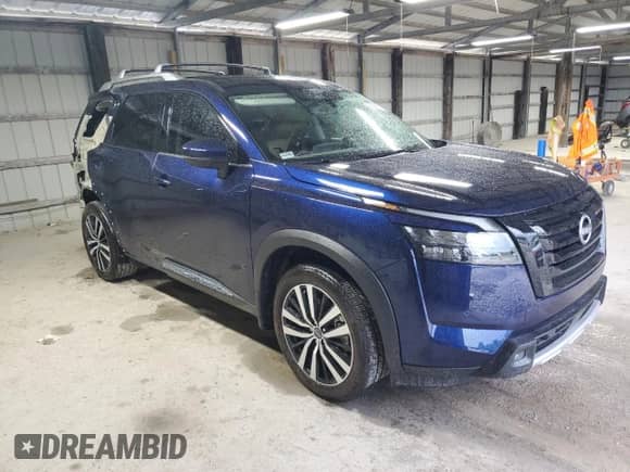2025 Nissan Pathfinder Platinum с VIN 5N1DR3DKXSC213135, выставлен на аукционе Copart как лот 60158675 с пробегом 3 101 миль миль и Чистый • Clean title. История ставок и продаж доступна на DreamBid. Изображение 4.