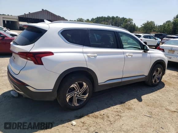 2021 Hyundai Santa Fe SEL with VIN 5NMS24AJ7MH351379, listed as a Copart auction lot 70191025 with 102,701 mi miles and Salvage title. Bid and sale history available at DreamBid. Image 3.