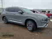 2021 Hyundai Santa Fe Calligraphy with VIN 5NMS5DAL2MH356272, listed as a Copart auction lot 49246385 with 33,528 mi miles and Salvage title. Bid and sale history available at DreamBid. Image 4.