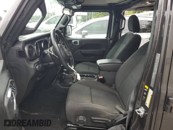 2021 Jeep Wrangler Unlimited Sport with VIN 1C4HJXDN1MW831511, listed as a Copart auction lot 67928115 with 39,000 mi miles and Salvage title. Bid and sale history available at DreamBid. Image 7.