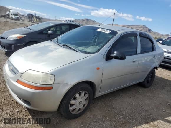 2004 Chevrolet Aveo LS с VIN KL1TJ52634B272584, выставлен на аукционе Copart как лот 46669974 с пробегом Не указан миль и Списание • Salvage title. История ставок и продаж доступна на DreamBid. Изображение 1.