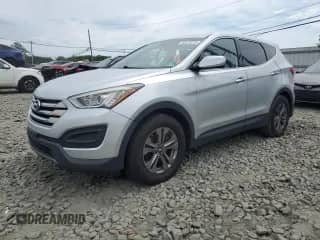 2016 Hyundai Santa Fe with VIN 5XYZT3LB1GG329551, listed as a Copart auction lot 65376225 with 155,671 mi miles and Salvage title. Bid and sale history available at DreamBid. Image 1.