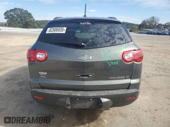 2011 Chevrolet Traverse 2LT with VIN 1GNKVJED4BJ146160, listed as a Copart auction lot 82506935 with 165,938 mi miles and Non repairable. Bid and sale history available at DreamBid. Image 6.