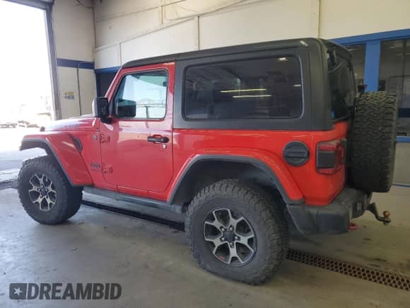 2018 Jeep Wrangler Rubicon z VIN 1C4HJXCG8JW261019, wystawiony jako Copart lot #51471725 z przebiegiem 99 416 mil mil oraz Szkoda całkowita • Salvage title. Historia ofert i sprzedaży dostępna na DreamBid. Obrazek 2.