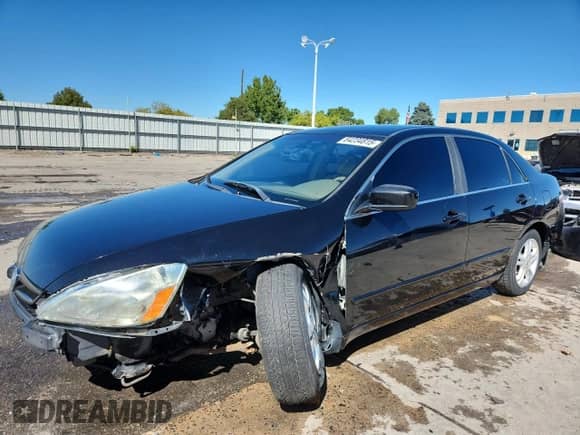 2006 Honda Accord LX SE with VIN 1HGCM56396A152993, listed as a Copart auction lot 84234815 with 214,349 mi miles and Salvage title. Bid and sale history available at DreamBid. Image 1.