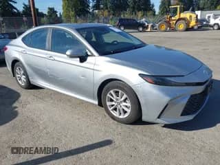 2025 Toyota Camry SE with VIN 4T1DAACK8SU148633, listed as a IAAI auction lot 43495853 with 11,892 mi miles and . Bid and sale history available at DreamBid. Image 1.