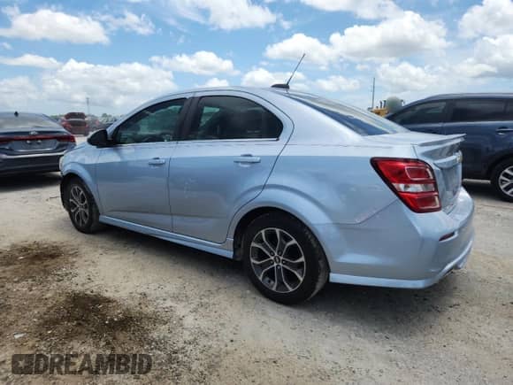 2017 Chevrolet Sonic LT with VIN 1G1JD5SB9H4123359, listed as a Copart auction lot 64223815 with 136,587 mi miles and Salvage title. Bid and sale history available at DreamBid. Image 2.