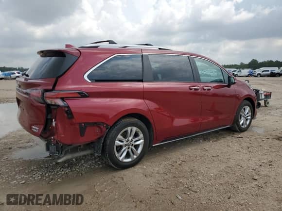 2023 Toyota Sienna Limited с VIN 5TDZRKEC4PS167769, выставлен на аукционе Copart как лот 54377485 с пробегом 19 494 миль миль и Списание • Salvage title. История ставок и продаж доступна на DreamBid. Изображение 3.