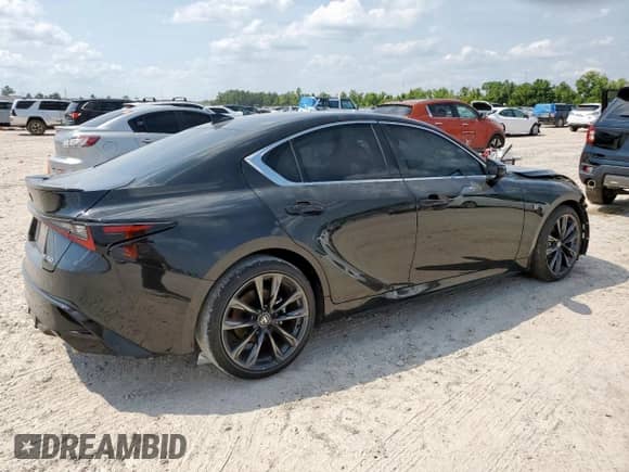 2024 Lexus IS 350 F Sport z VIN JTHBZ1B22R5077955, wystawiony jako Copart lot #71789835 z przebiegiem 13 820 mil mil oraz Szkoda całkowita • Salvage title. Historia ofert i sprzedaży dostępna na DreamBid. Obrazek 3.