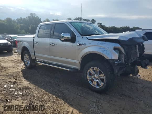 2018 Ford F-150 XL with VIN 1FTEW1E58JKF50938, listed as a Copart auction lot 81024385 with 122,433 mi miles and Salvage title. Bid and sale history available at DreamBid. Image 4.