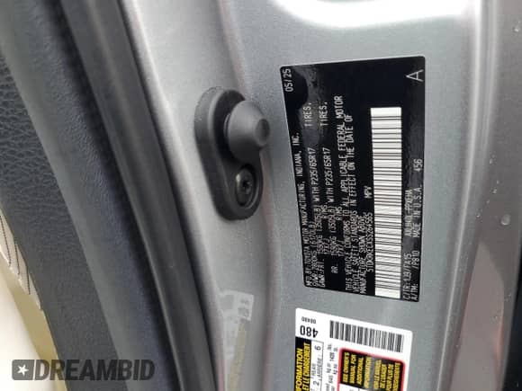 2025 Toyota Sienna LE с VIN 5TDKRKECXSS264565, выставлен на аукционе Copart как лот 63989315 с пробегом 4 950 миль миль и Списание • Salvage title. История ставок и продаж доступна на DreamBid. Изображение 14.