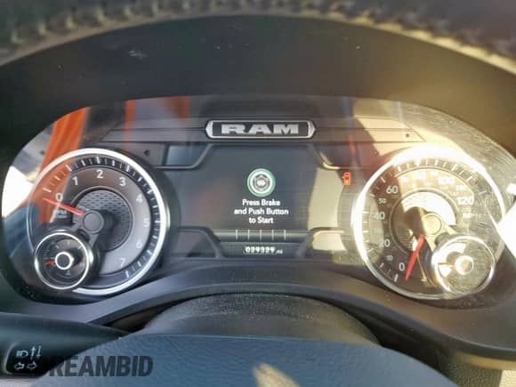 2022 Ram 1500 Lone Star z VIN 1C6RREBT5NN326086, wystawiony jako Copart lot #59038005 z przebiegiem 29 329 mil mil oraz Szkoda całkowita • Salvage title. Historia ofert i sprzedaży dostępna na DreamBid. Obrazek 9.