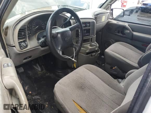 2002 Chevrolet Astro Cargo z VIN 1GCDM19X32B135766, wystawiony jako Copart lot #43065765 z przebiegiem Nie podano mil oraz Szkoda całkowita • Salvage title. Historia ofert i sprzedaży dostępna na DreamBid. Obrazek 8.