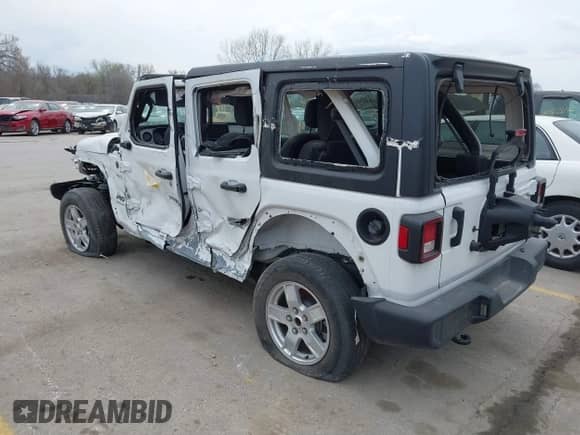 2024 Jeep Wrangler Sport S z VIN 1C4PJXDN7RW243762, wystawiony jako IAAI lot #41912844 z przebiegiem 18 935 mil mil oraz . Historia ofert i sprzedaży dostępna na DreamBid. Obrazek 3.