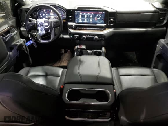 2024 GMC Sierra 1500 Elevation with VIN 1GTUUCE80RZ336178, listed as a Copart auction lot 80197714 with 10,376 mi miles and Salvage title. Bid and sale history available at DreamBid. Image 8.